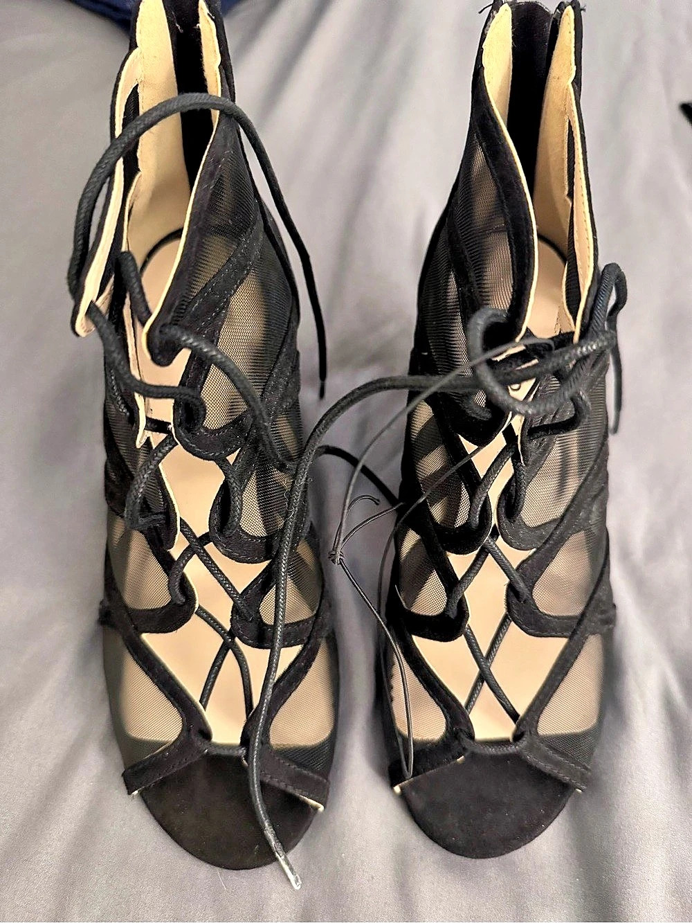 Torrid Lace-Up Heels US 8